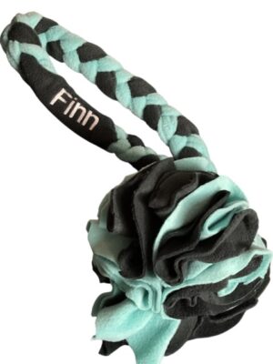 Snuffelbal met fleece touw