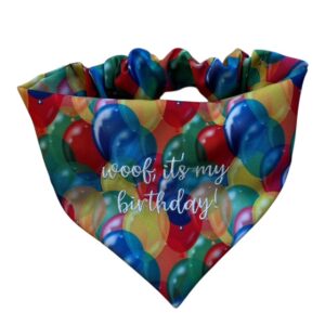 Verjaardag bandana